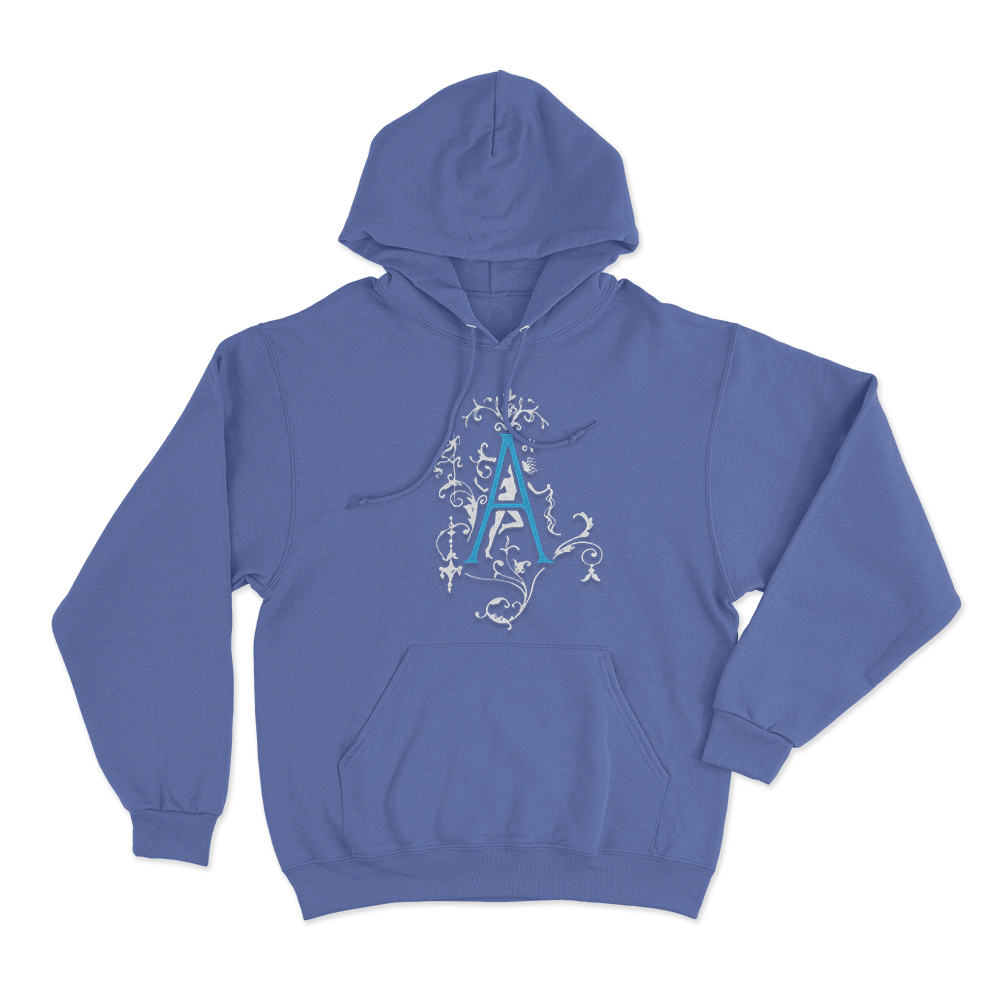 A Logo Unisex Unisex Hoodie Blue A Logo Unisex Unisex Hoodie Blue