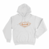 Addison Rae Orange Logo Unisex Hoodie White