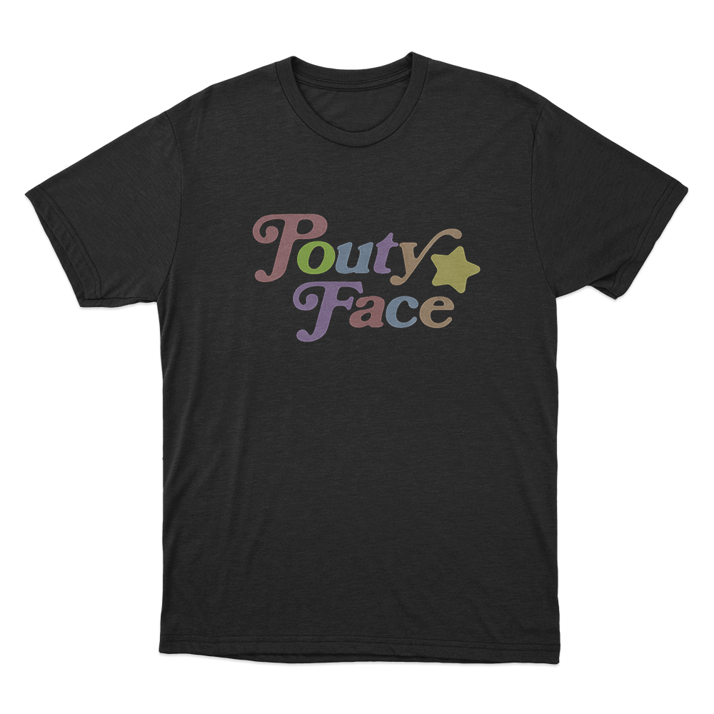 Pouty Face Unisex T Shirt Black Pouty Face Unisex T Shirt Black