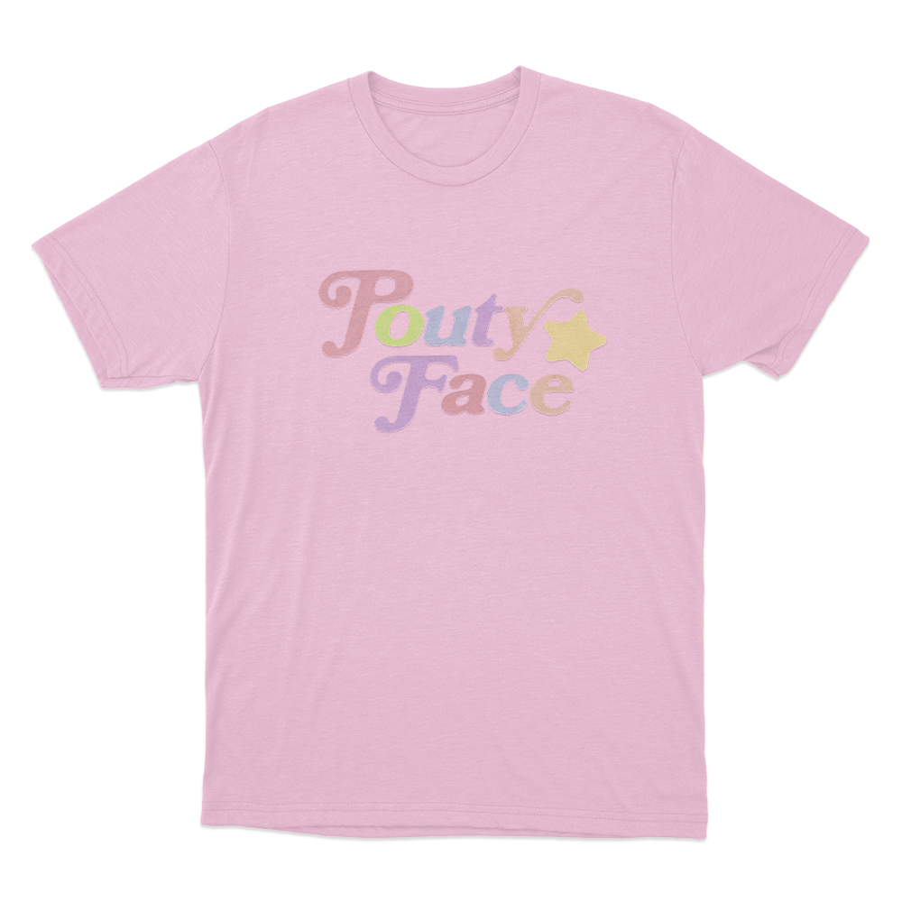 Pouty Face Unisex T Shirt Pink Pouty Face Unisex T Shirt Pink
