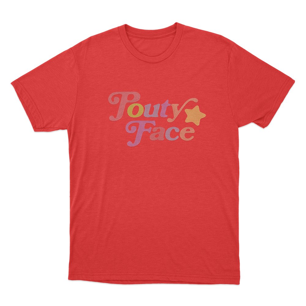 Pouty Face Unisex T Shirt Red Pouty Face Unisex T Shirt Red