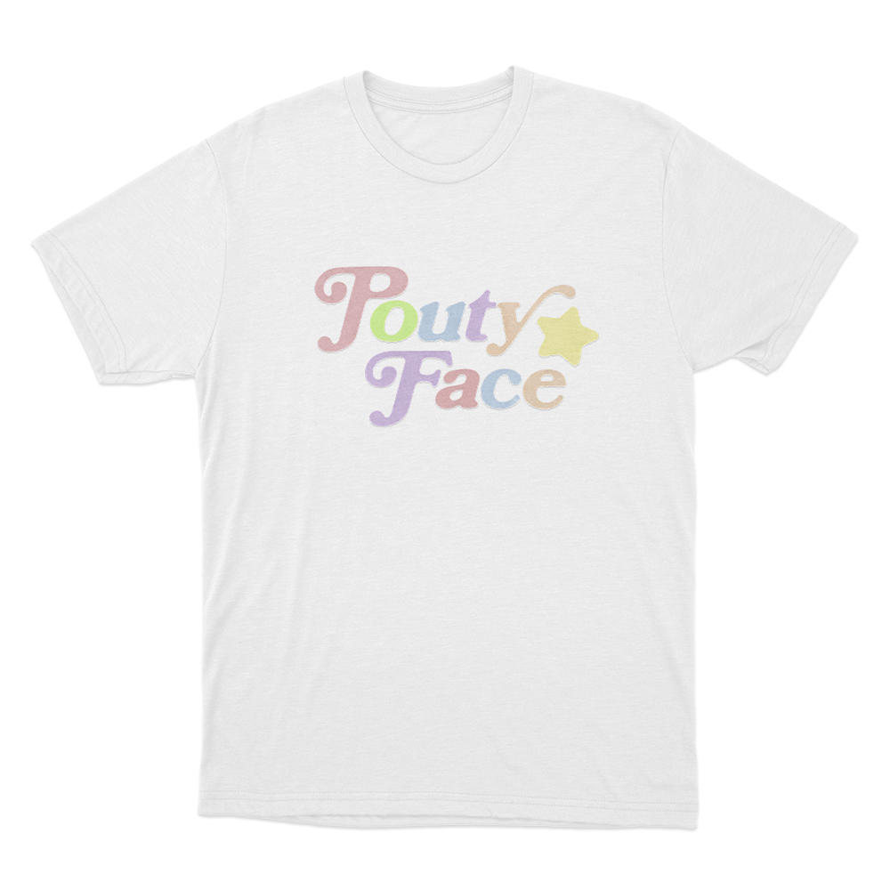 Pouty Face Unisex T Shirt White Pouty Face Unisex T Shirt White