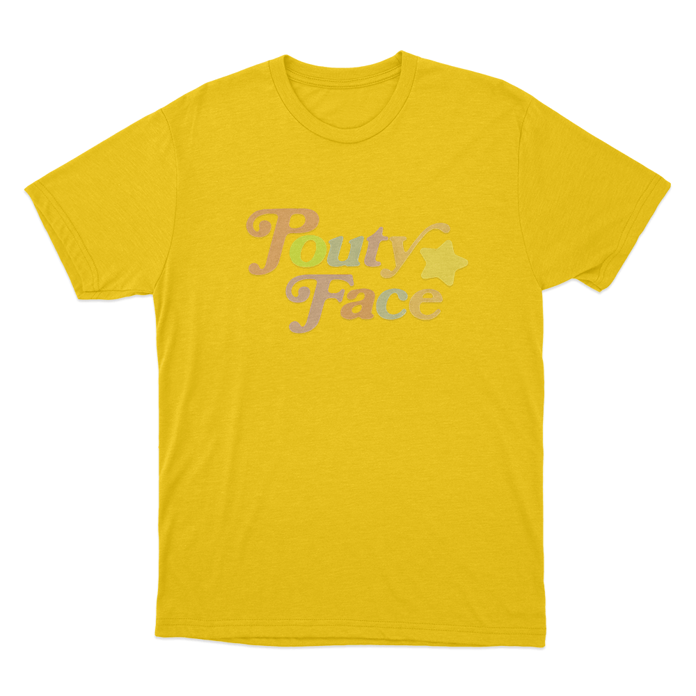 Pouty Face Unisex T Shirt Yellow Pouty Face Unisex T Shirt Yellow